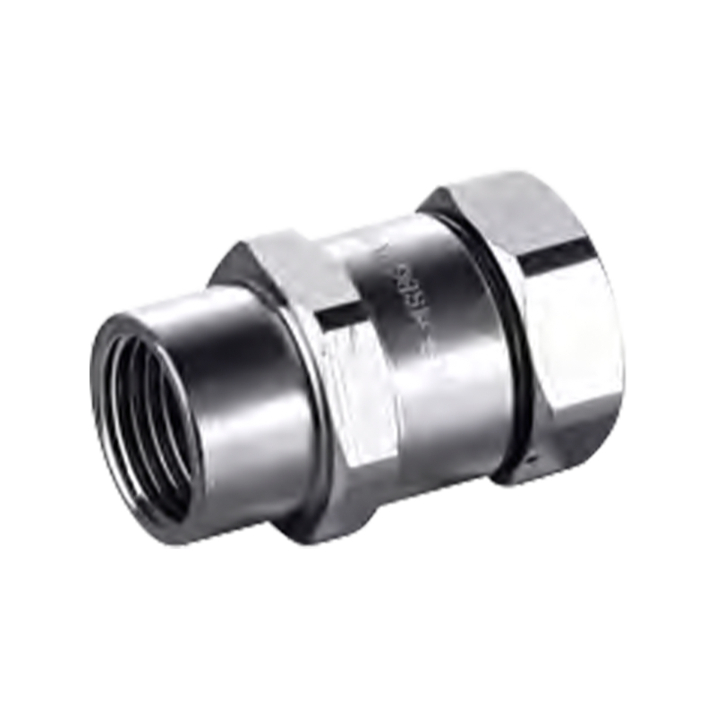 Gas sleeve type internal thread connector